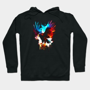 Colorful Eagle's Wing Spread #2 Hoodie